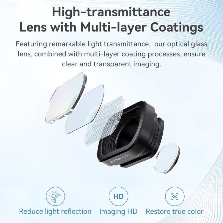 0.72X Wide Lens For DJI Pocket 3 aMagisn Magnetic Filter Accessories - free shipping - PMC TechLife - Order now!