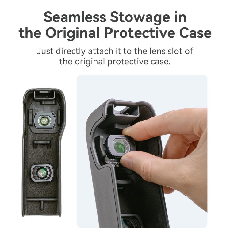 0.72X Wide Lens For DJI Pocket 3 aMagisn Magnetic Filter Accessories - free shipping - PMC TechLife - Order now!