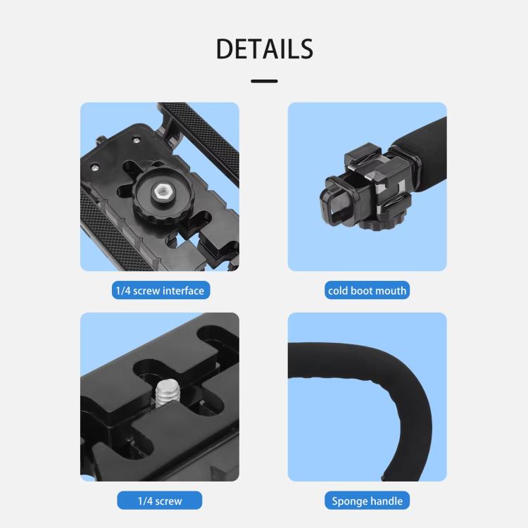 For DJI Flip CQT  U-shape Handheld Stabilizer Kit For Cinematic Shots, Wedding Videography & Daily Vlogging - free shipping - PMC TechLife - Order now!
