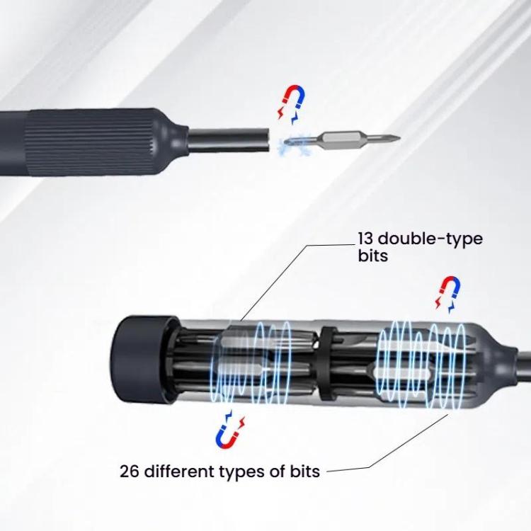27 In 1 Dual Bits Precision Screwdriver Tool Kit Mini Mobile Phone Computer Eyeglasses Repair Tool(ABS Shell) - free shipping - PMC TechLife - Order now!