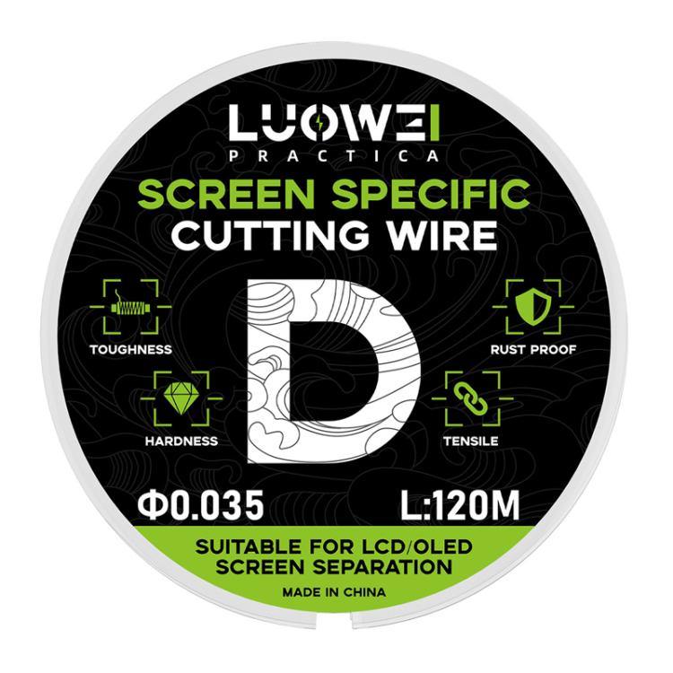 LUOWEI 120M Cell Phone LCD Screen Separation Line High Hardness Cutting Diamond Wire, Spec: D 0.035mm - free shipping - PMC TechLife - Order now!