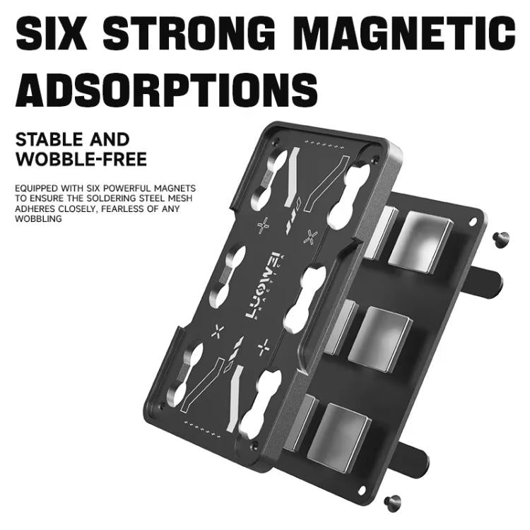 LUOWEI Base+Cushion Tinning Mesh CPU Chip Magnetic Table Tinning Silicone Pad - free shipping - PMC TechLife - Order now!