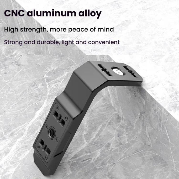 For Insta360 X4 / X3 HEPAIL AC56 Vertical Horizontal Magnetic Metal Bracket - free shipping - PMC TechLife - Order now!