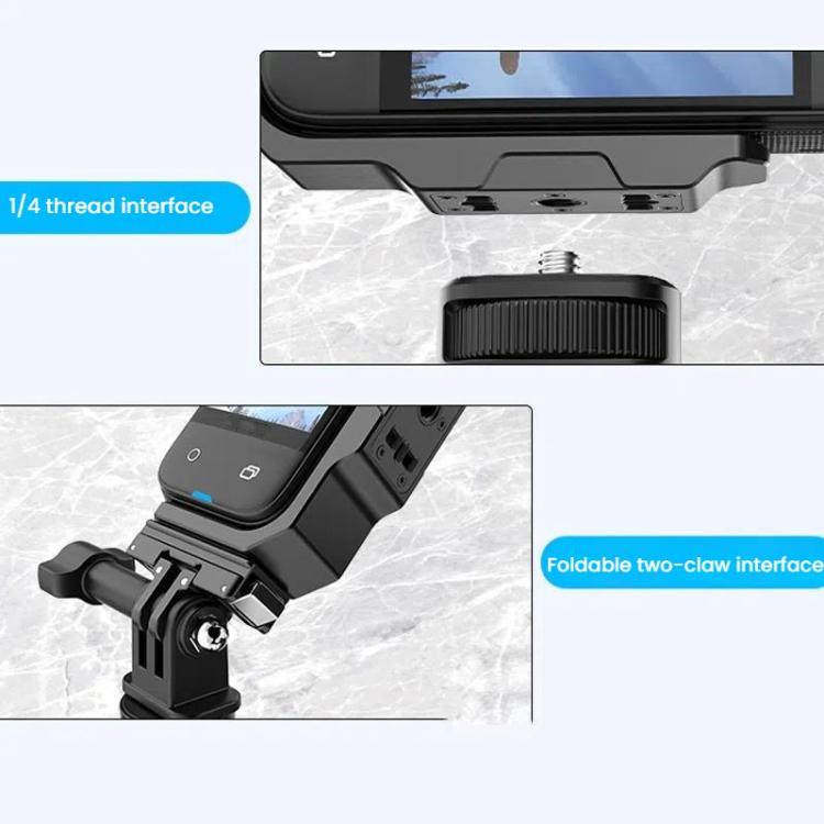 For Insta360 X4 / X3 HEPAIL AC56 Vertical Horizontal Magnetic Metal Bracket - free shipping - PMC TechLife - Order now!