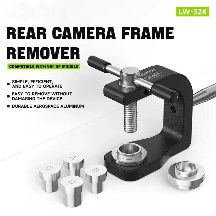For iPhone Series LUOWEI LW-324 Camera Frame Remover Remove Cell Phone Rear Camera Without Grinding Damage - free shipping - PMC TechLife - Order now!