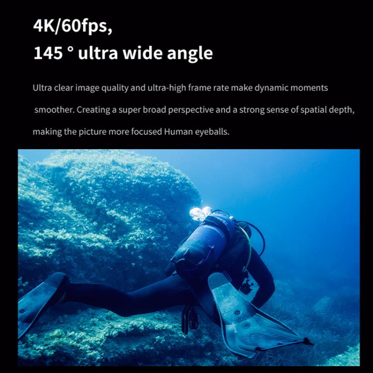 VIRAN V10 5K WiFi 2.0-Inch IPS Screen IP68 Waterproof Six-Axis Anti-Shake Sports Camera(Black) - free shipping - PMC TechLife - Order now!