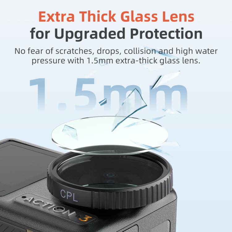 aMagisn Filter For DJI Action 5 Pro / 4 / 3, Spec: ND8+16+32+64 - free shipping - PMC TechLife - Order now!
