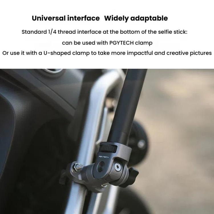 PGYTECH 96cm Aluminum Alloy Extended Sports Camera Selfie Stick(Black) - free shipping - PMC TechLife - Order now!