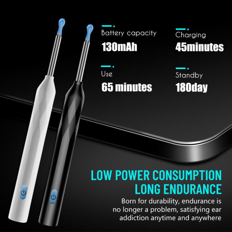 P3 LED Light WIFI Connection Smart Wireless Visual Ear Picker With APP(White) - free shipping - PMC TechLife - Order now!