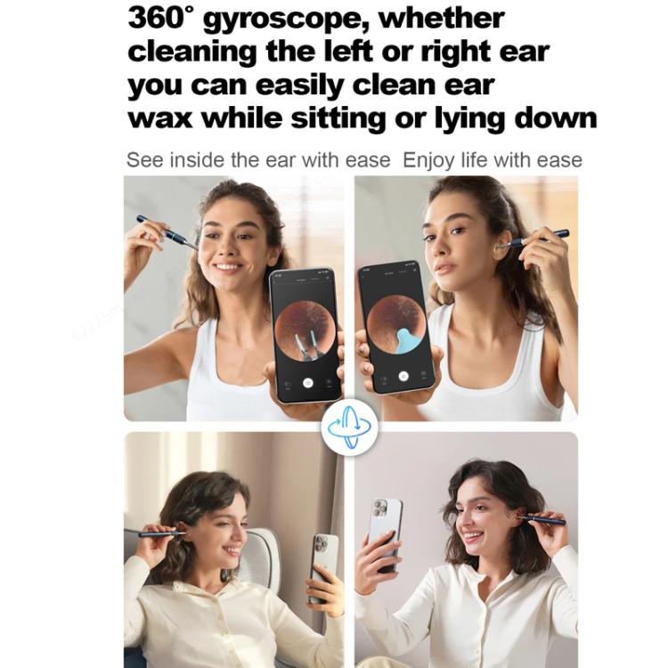 Bebird Note5 Pro Visual Ear Scoop Ear Picking Tool Cleaning Set(Arctic Blue) - free shipping - PMC TechLife - Order now!