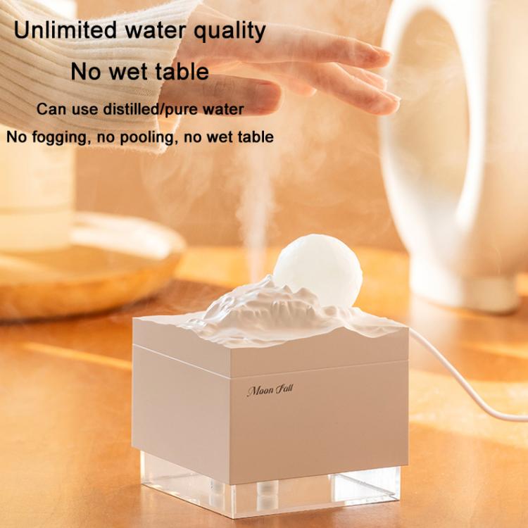 Moonfall Humidifier Aroma Diffuser Large Fog With Night Light Desktop Ornament(Black) - free shipping - PMC TechLife - Order now!