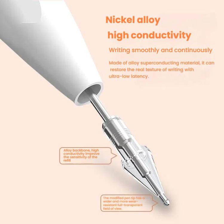 For Xiaomi Smart Pen 2nd Gen Replacement Tip Damped Needle-tip Pen Nib With 1 Circle Pen Tip Cap White - Pencil Accessories by PMc TechLife | Online Shopping South Africa | PMc TechLife | Buy Now Pay Later Mobicred
