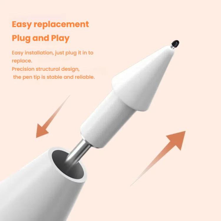For Xiaomi Smart Pen 2nd Gen Replacement Tip Damped Needle-tip Pen Nib With 1 Circle Pen Tip Cap White - Pencil Accessories by PMc TechLife | Online Shopping South Africa | PMc TechLife | Buy Now Pay Later Mobicred