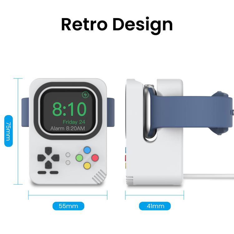 For Apple Watch AhaStyle DD05 Silicone Mini Charging Stand, Without Charger(Gray) - free shipping - PMC TechLife - Order now!