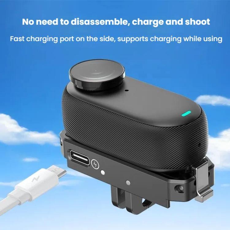 For Insta360 GO 3 / 3S HEPAIL AC69 Aluminium Alloy Quick-Release Charging Base - free shipping - PMC TechLife - Order now!