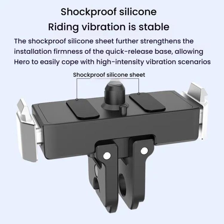 For GoPro HERO13 Black HEPAIL AC67 Magnetic Metal Quick Release Base - free shipping - PMC TechLife - Order now!