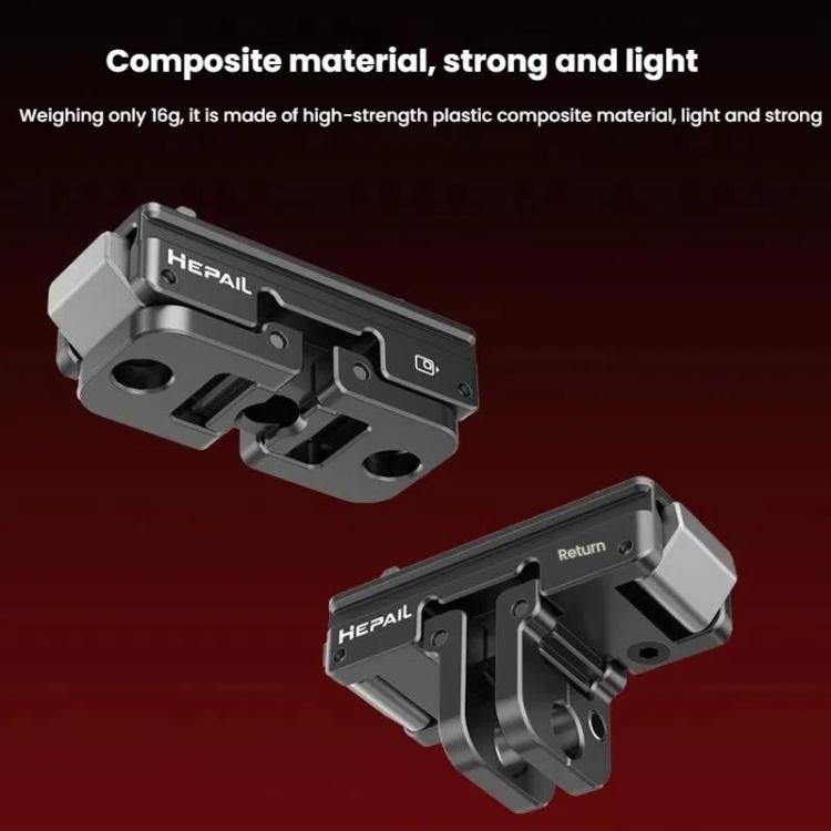 For Insta360 Ace / Ace Pro HEPAIL AC27 Metal Magnet Quick Release Base - free shipping - PMC TechLife - Order now!