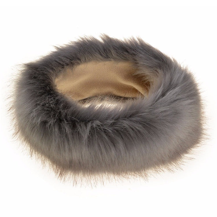 Unisex Winter Imitation Fox Fur Headband Bomber Hat, Size:L（58-60cm）(Navy) - Bomber Hats by PMC Jewellery | Online Shopping South Africa | PMC Jewellery