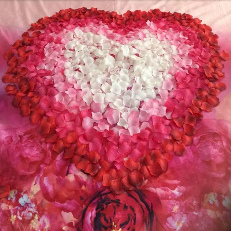 1000pcs / 10 Pack Artificial Wedding Rose Petals Flowers Wedding Decorations(Red) - Decorative Flowers & Wreaths by PMC TechLife | Online Shopping South Africa | PMC TechLife