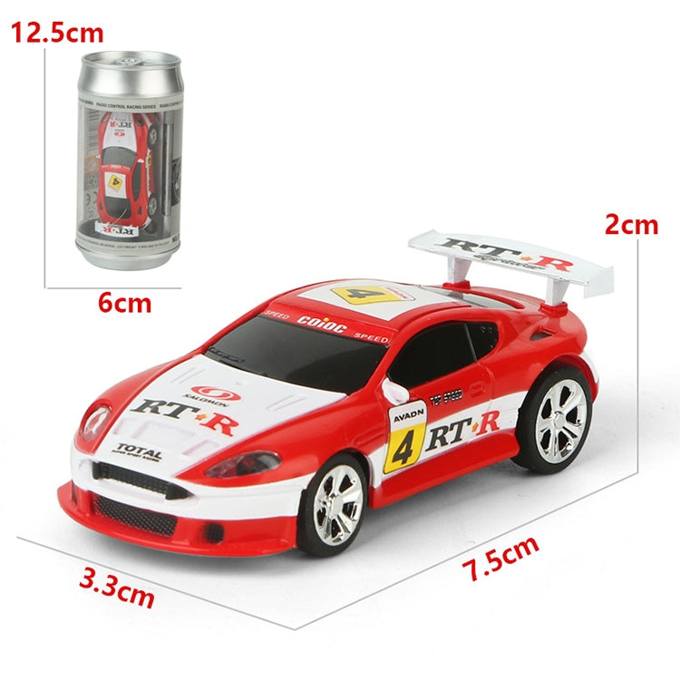 Coke Can Mini RC Car Radio Remote Control Micro Racing Car(Yellow) - RC Cars by PMC TechLife | Online Shopping South Africa | PMC TechLife