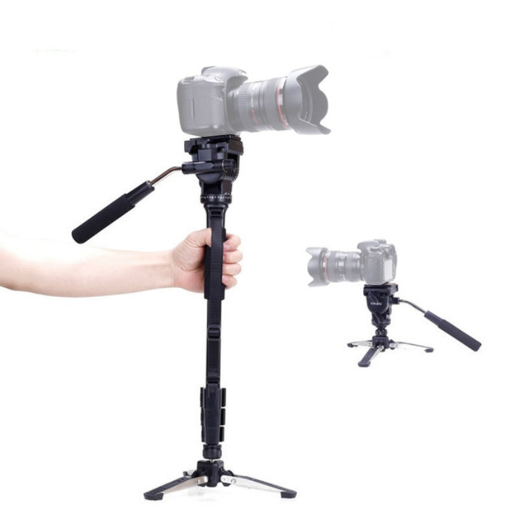 YUNTENG VCT-288RM SLR Camera Monopod Camera Support Foot Hydraulic Head Professional Photography Stand, Height: 1.48m - free shipping - PMC TechLife - Order now!