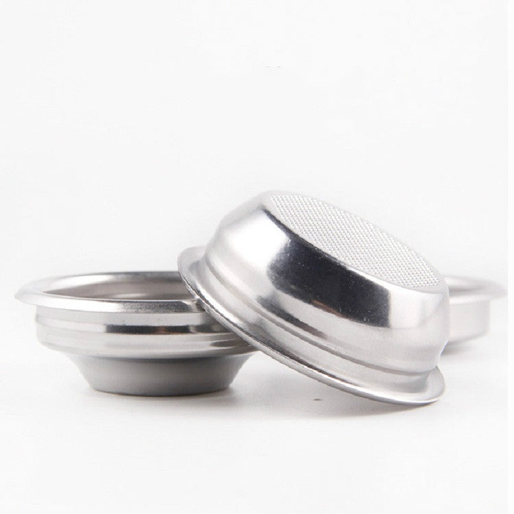 Semi-automatic Coffee Machine Stainless Steel Powder Bowl Brewing Head Filter Bottomless Handle Filter, Specification:Single Cup, Size:58mm Universal - free shipping - PMC TechLife - Order now!