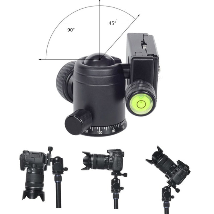 BEXIN 360 Degree Rotation Aluminum Alloy Tripod 30mm Ball Head with Quick Release Plate - free shipping - PMC TechLife - Order now!