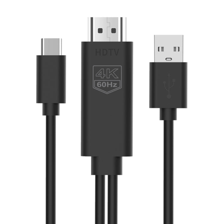 UC502 USB-C / Type-C 4K 60Hz HDTV Plastic Cable - Wireless Display Dongle by PMC Jewellery | Online Shopping South Africa | PMC Jewellery | Buy Now Pay Later Mobicred