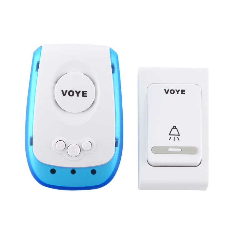 VOYE V009B Home Music Remote Control Wireless Doorbell with 38 Polyphony Sounds, US Plug (White) - Wireless Doorbell by VOYE | Online Shopping South Africa | PMc TechLife | Buy Now Pay Later Mobicred