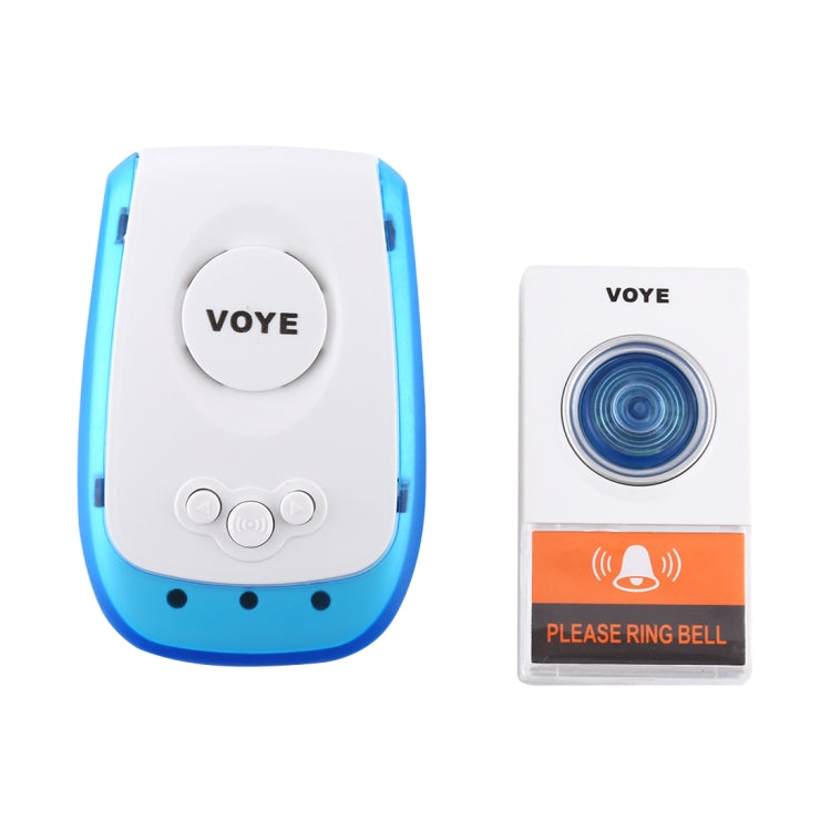 VOYE V009A Home Music Remote Control Wireless Doorbell with 38 Polyphony Sounds, US Plug (White) - Wireless Doorbell by VOYE | Online Shopping South Africa | PMc TechLife | Buy Now Pay Later Mobicred