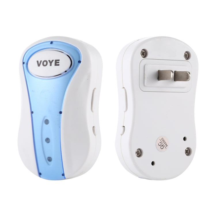 VOYE V008B Home Music Remote Control Wireless Doorbell with 38 Polyphony Sounds, US Plug (White) - Wireless Doorbell by VOYE | Online Shopping South Africa | PMc TechLife | Buy Now Pay Later Mobicred