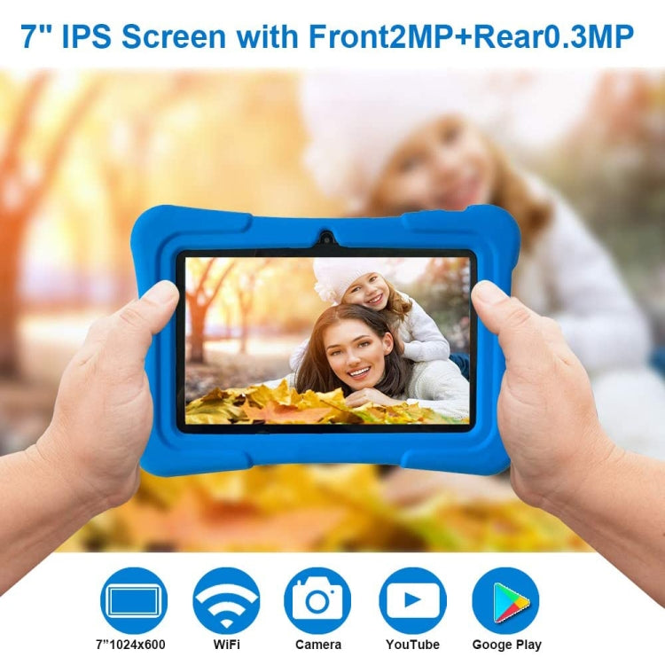 Pritom K7 Kids Education Tablet PC, 7.0 inch, 1GB+32GB, Android 10 Allwinner A50 Quad Core CPU, Support 2.4G WiFi / Bluetooth / Dual Camera, Global Version with Google Play(Light Blue) -  by PRITOM | Online Shopping South Africa | PMC Jewellery | Buy Now Pay Later Mobicred