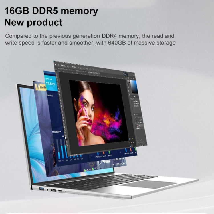 Jumper EZbook S7 Max 16 inch Laptop, 16GB+128GB+512GB, Windows 11 Intel Alder Lake N95 Quad Core, US Plug(Grey) - free shipping - PMC Jewellery - Order now!