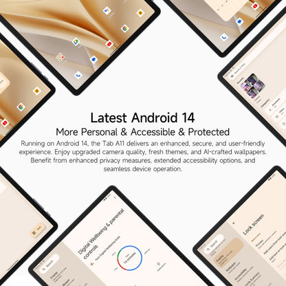 Ulefone Tab A11 Tablet PC, 4GB+128GB, 11 inch Android 14 Unisoc T620 Octa Core 4G Network, EU Plug (Space Grey) - Other by Ulefone | Online Shopping South Africa | PMC Jewellery | Buy Now Pay Later Mobicred