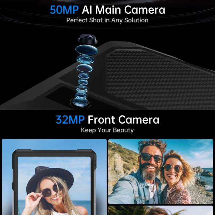 Unihertz 8849 Tank Pad Rugged Tablet PC & Projector, 16GB+512GB, 10.95 inch Android 14 Dimensity 8200 Octa Core 5G Network, EU Plug (Black) - free shipping - PMC TechLife - Order now!