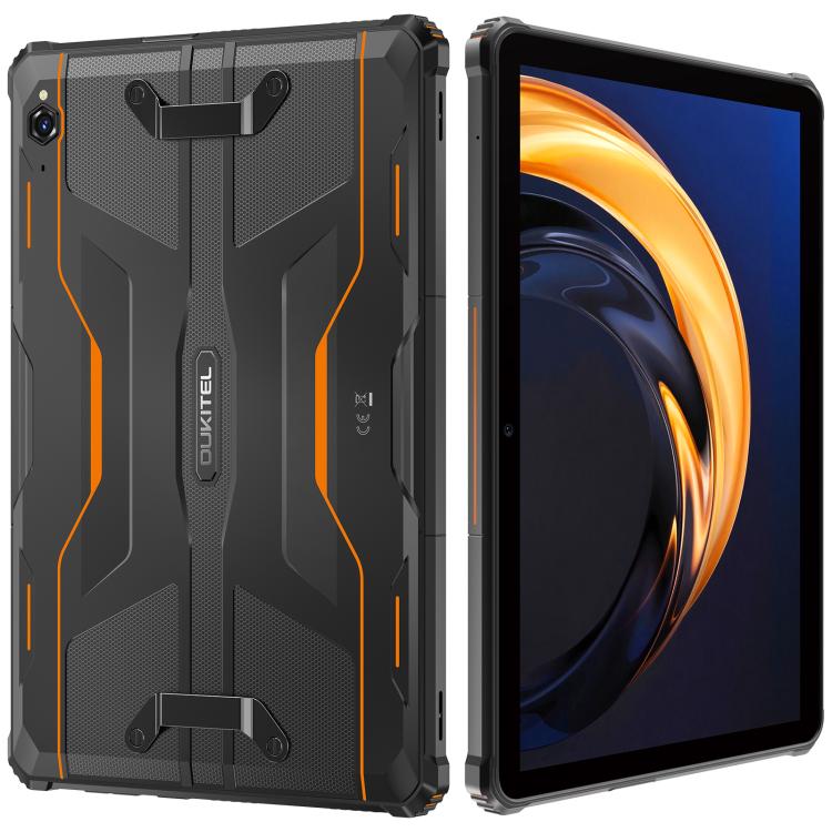 OUKITEL RT9 4G Network IP68/IP69K Rugged Tablet, 6GB+256GB, 11 inch Android 14 Unisoc T606 Octa-Core Support Dual SIM, EU Plug (Orange) - free shipping - PMC Jewellery - Order now!