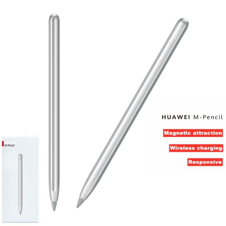 Original Huawei M-Pencil 160mm Stylus Pen + 2 Spare Nibs Set for Huawei MatePad Pro / MatePad(Silver) - Stylus Pen by Huawei | Online Shopping South Africa | PMC Jewellery | Buy Now Pay Later Mobicred