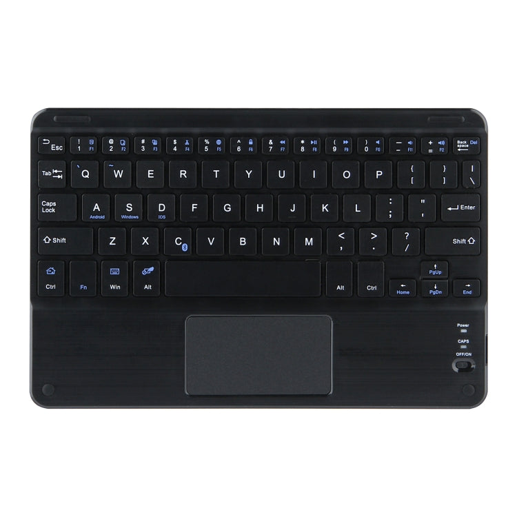 DY-E10 2 in 1 Removable Bluetooth Keyboard + Protective Leather Tablet Case with Touchpad & Holder for Lenovo Tab E10(Blue) - Lenovo Keyboard by PMC TechLife | Online Shopping South Africa | PMC TechLife