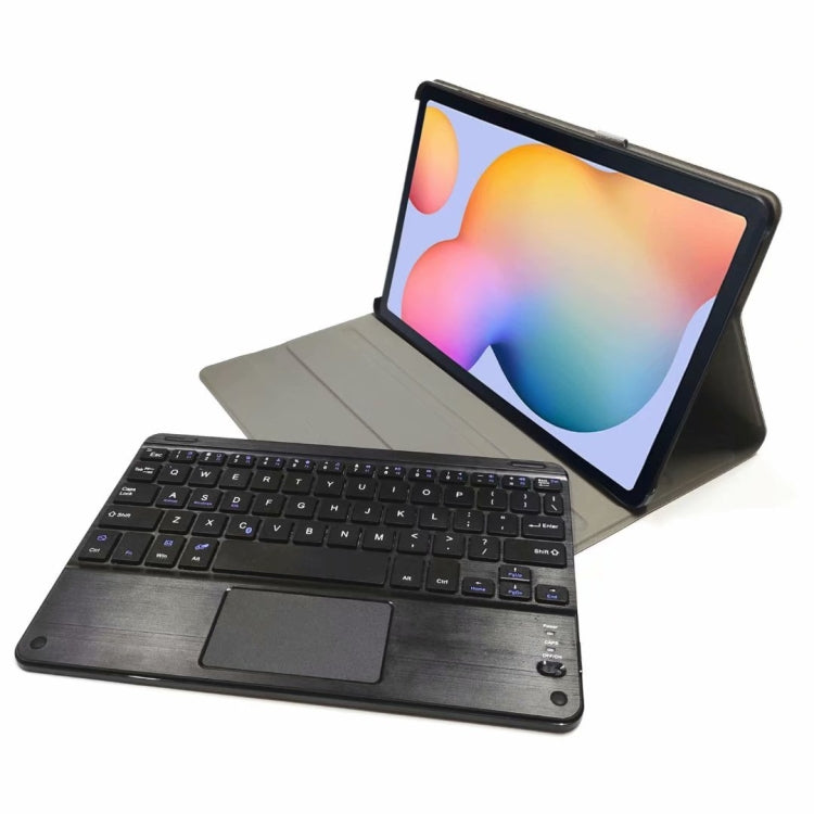 DY-E10 2 in 1 Removable Bluetooth Keyboard + Protective Leather Tablet Case with Touchpad & Holder for Lenovo Tab E10(Blue) - Lenovo Keyboard by PMC TechLife | Online Shopping South Africa | PMC TechLife