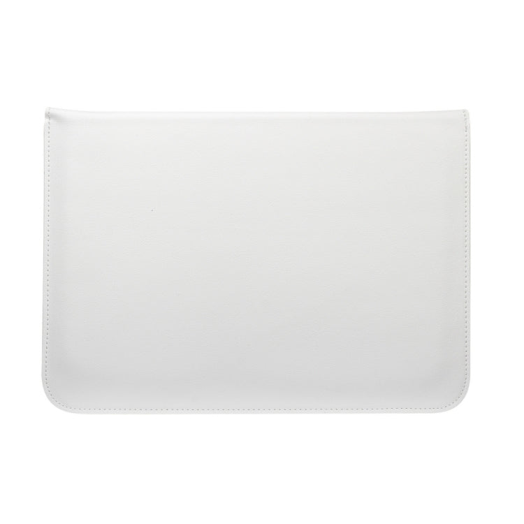 Universal Envelope Style PU Leather Case with Holder for Ultrathin Notebook Tablet PC 15.4 inch, Size: 39x28x1.5cm(White) - 15 inch by PMC TechLife | Online Shopping South Africa | PMC TechLife | Buy Now Pay Later Mobicred