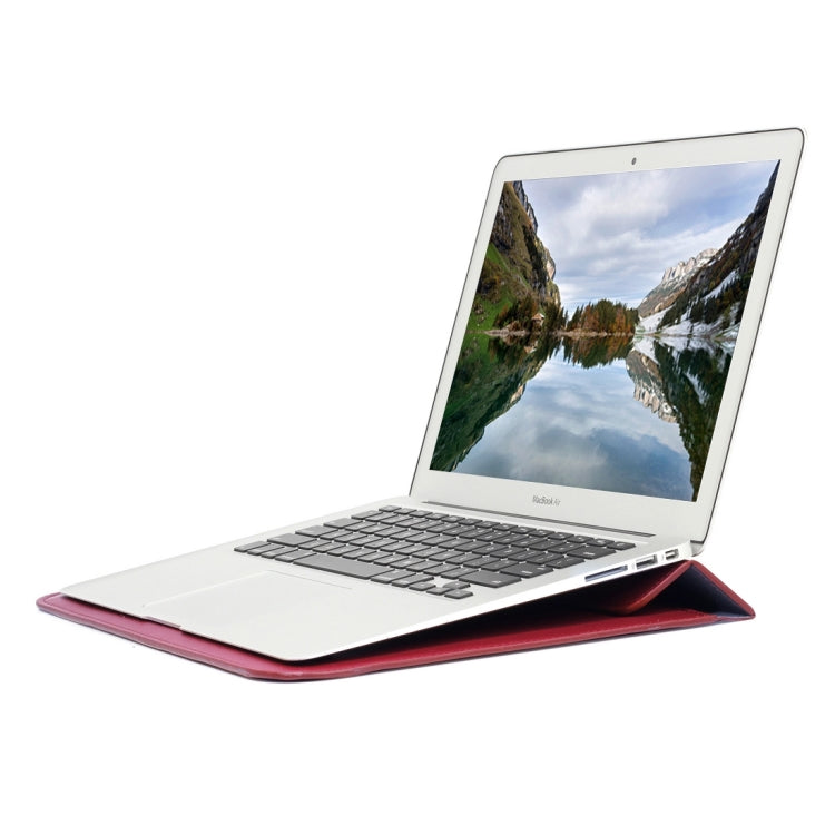 Universal Envelope Style PU Leather Case with Holder for Ultrathin Notebook Tablet PC 13.3 inch, Size: 35x25x1.5cm - 13 inch by PMC TechLife | Online Shopping South Africa | PMC TechLife | Buy Now Pay Later Mobicred