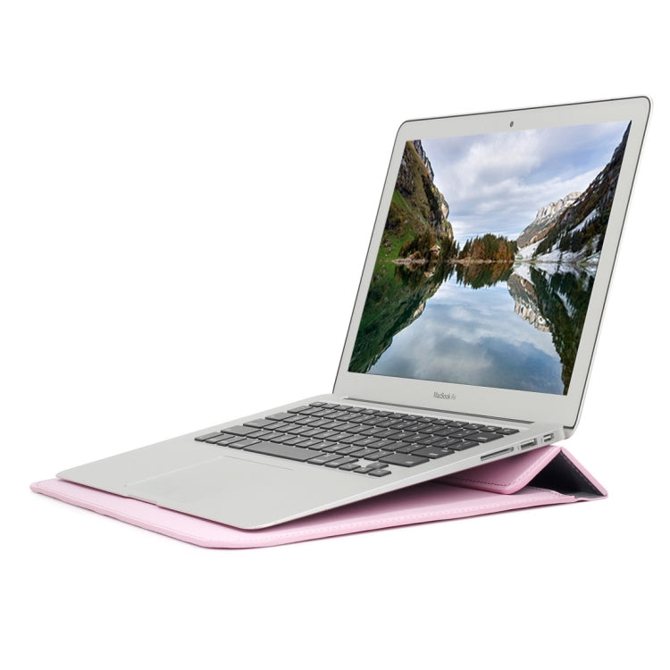 Universal Envelope Style PU Leather Case with Holder for Ultrathin Notebook Tablet PC 11.6 inch, Size: 32.5x21.5x1cm(Pink) - 10 - 11 inch by PMC TechLife | Online Shopping South Africa | PMC TechLife | Buy Now Pay Later Mobicred