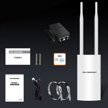 COMFAST CF-EW72 1200Mbs Outdoor Waterproof Signal Amplifier Wireless Router Repeater WIFI Base Station with 2 Antennas - Wireless Routers by COMFAST | Online Shopping South Africa | PMC Jewellery | Buy Now Pay Later Mobicred