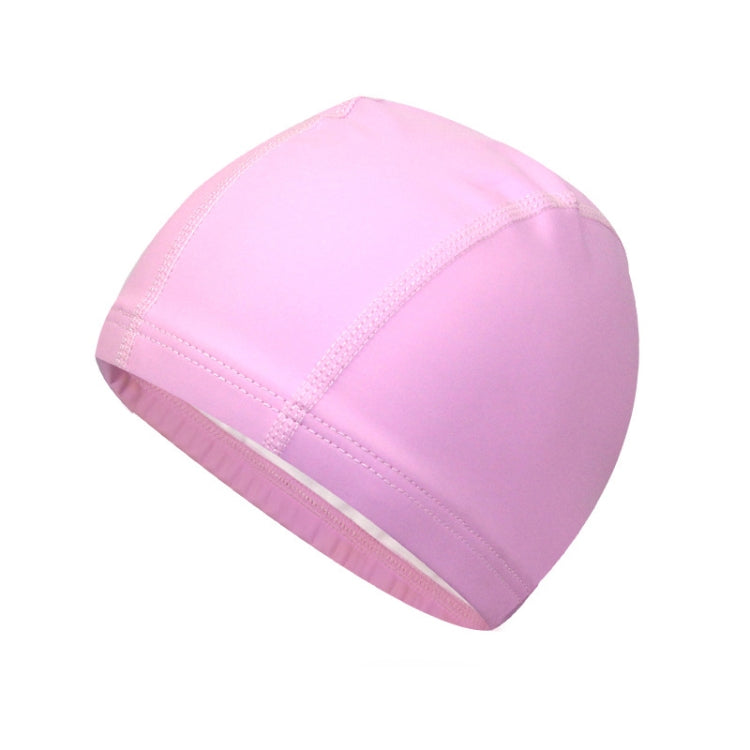 Adult Waterproof PU Coating Stretchy Swimming Cap Keep Long Hair Dry Ear Protection Swim Cap(Pink) - Swimming Caps by PMC Jewellery | Online Shopping South Africa | PMC Jewellery