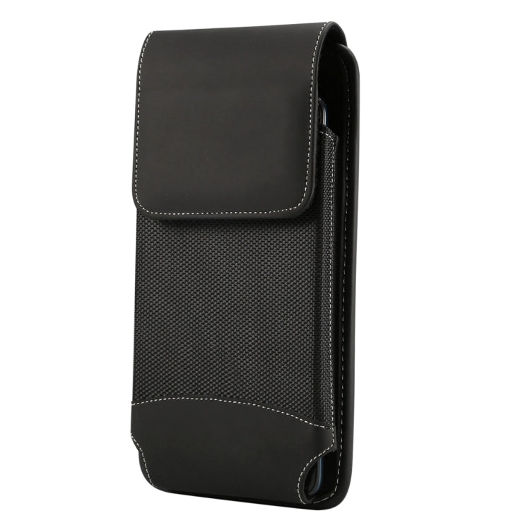 Universal Hanging Waist Oxford Cloth Case for 6.4-6.5 inch Mobile Phones, with Carabiner(Black) - Xiaomi Cases by PMC Jewellery | Online Shopping South Africa | PMC Jewellery