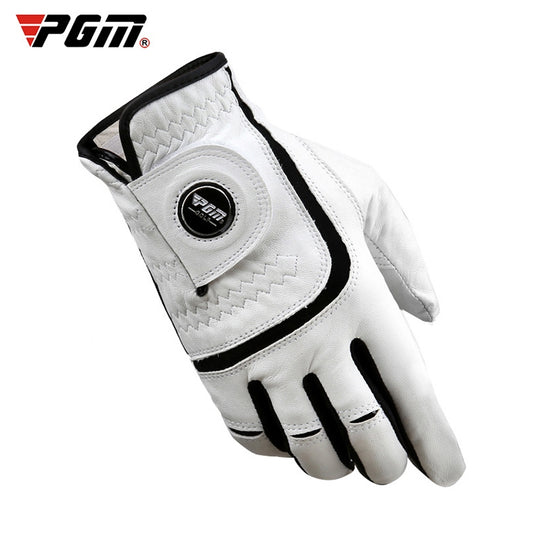 PGM Golf Sheepskin Breathable Non-slip Single Gloves for Men - Safety Gloves by PGM | Online Shopping South Africa | PMC Jewellery | Buy Now Pay Later Mobicred