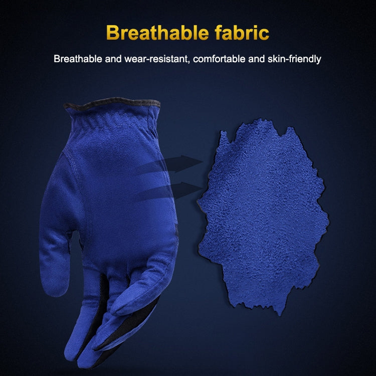 PGM Golf Microfiber Cloth Breathable Single Gloves for Men(Size: 26-Left Hand) - Safety Gloves by PGM | Online Shopping South Africa | PMC TechLife | Buy Now Pay Later Mobicred