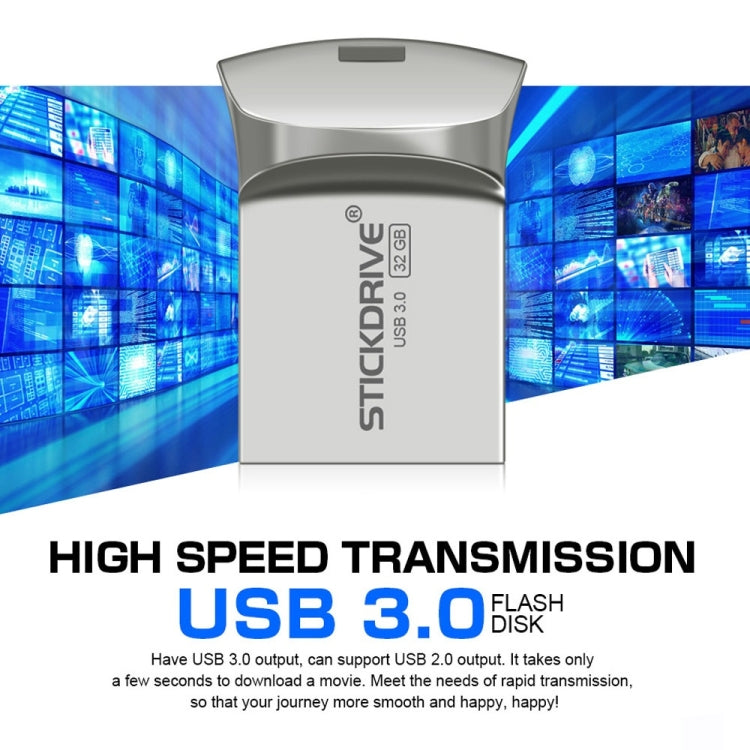 STICKDRIVE 128GB USB 3.0 High Speed Creative Metal U Disk - USB Flash Drives by STICKDRIVE | Online Shopping South Africa | PMC TechLife | Buy Now Pay Later Mobicred