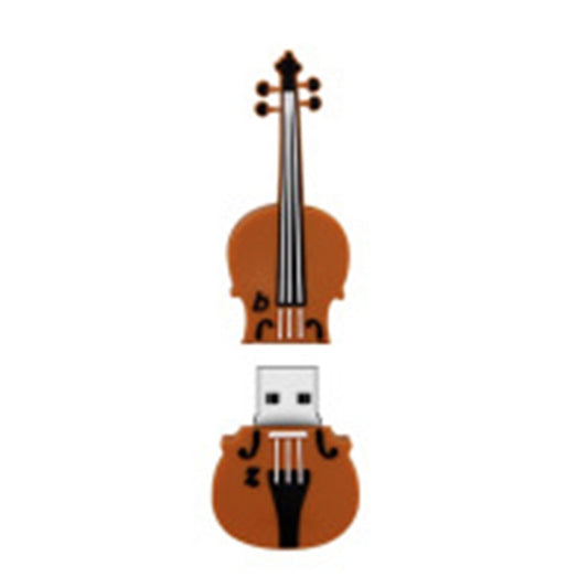 MicroDrive 64GB USB 2.0 Medium Violin U Disk - USB Flash Drives by MicroDrive | Online Shopping South Africa | PMC Jewellery | Buy Now Pay Later Mobicred