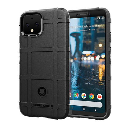 Shockproof Protector Cover Full Coverage Silicone Case for Google Pixel 4 (Black) - Google Cases by PMC Jewellery | Online Shopping South Africa | PMC Jewellery